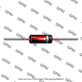 Diode conducting discrete
