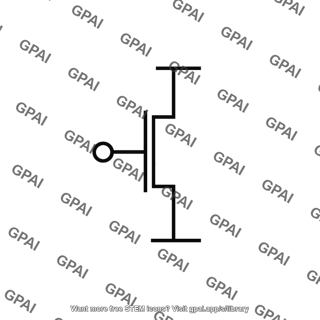 Pmos transistor digital symbol active low