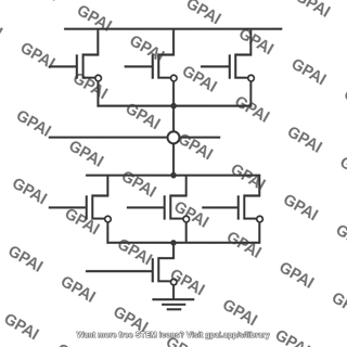 Three input cmos logic gate