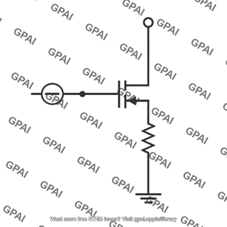 Gate voltage fixed bias circuit