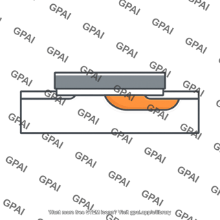 Drain diffusion region overlapping gate