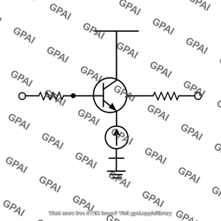 Emitter follower bjt circuit