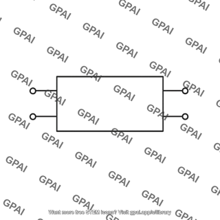Two port network open circuited input