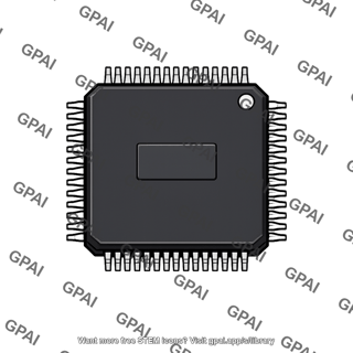 Integrated circuit chip quad flat package