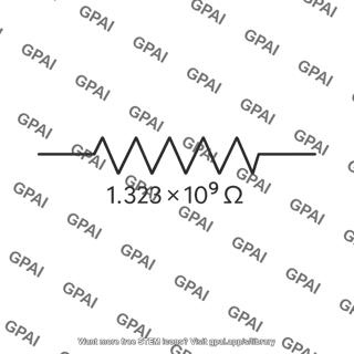 Resistor 1 323e9 ohm