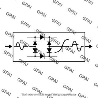 Nonlinear waveform shaping circuit