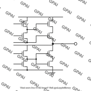 Three input cmos gate
