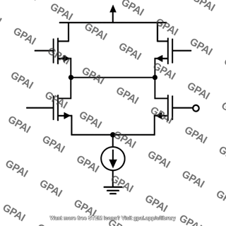 Active loaded mos differential pair