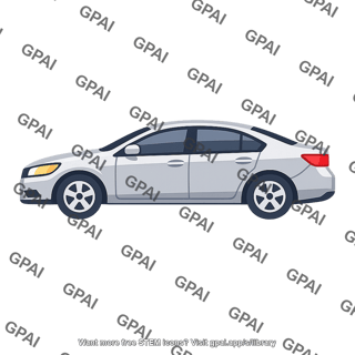 Silver sedan