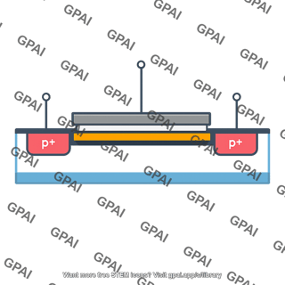 Pmos transistor with induced p channel
