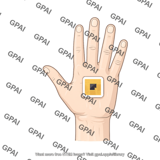 Hand with biosensor