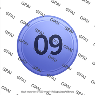 Number label 09