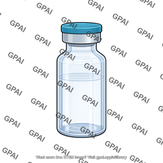 Injection vial small