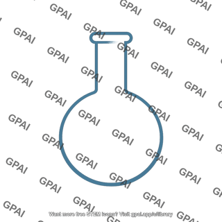 Round bottom flask empty symbol