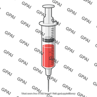 Medium sized graduated syringe media liquid cropped