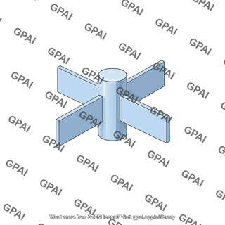 Radial flow impeller