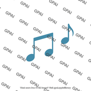 Music notes symbol