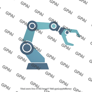 Robot arm symbol