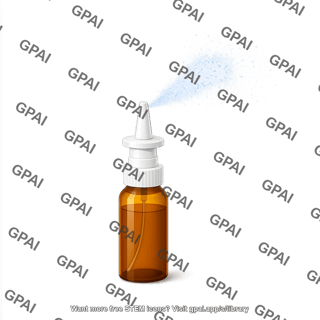 Nasal spray bottle