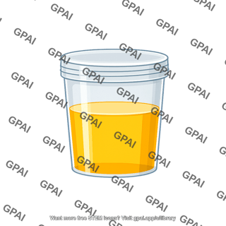 Urine sample cup
