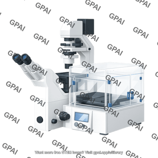 Confocal microscope with incubator box