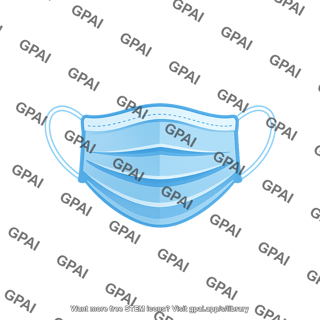 Surgical mask symbol