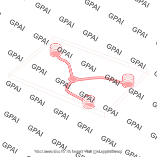 Microfluidic device top y channel empty 1