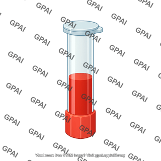 Sample injection vial filmarray closed