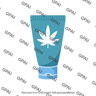 Cannabis cream symbol