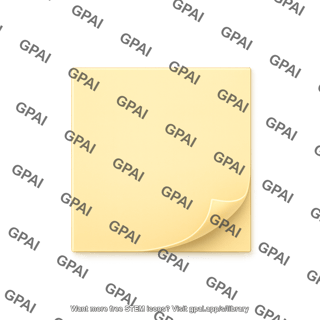 Sticky note with text editable