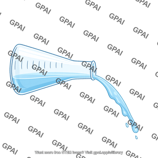 Erlenmeyer flask pouring