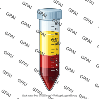 Falcon tube 15 ml blood after centrifugation full liquid with cap