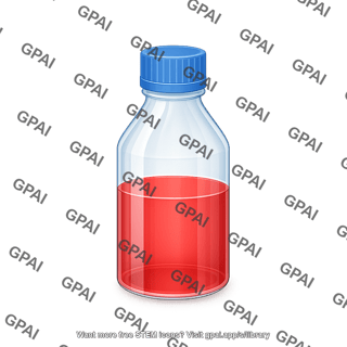 Bottle medium size 1 2 liquid capped