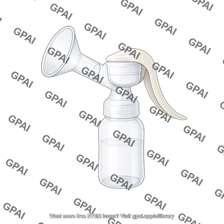 Manual breast pump