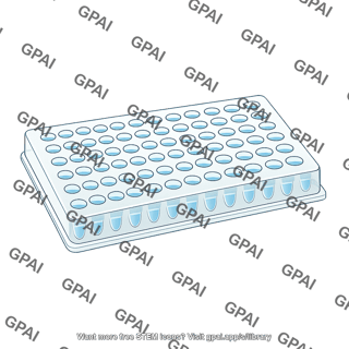 Pcr plate 96 well top with liquid
