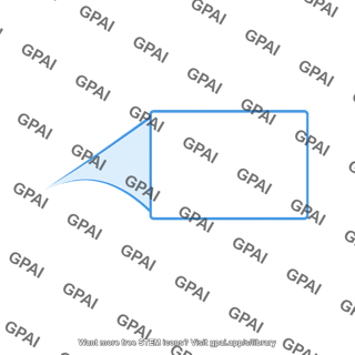 Zoomed callout square line tail