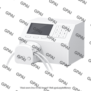Peristaltic dispensing pump crystal m1 340