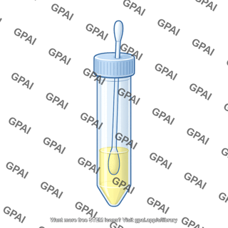 Sample tube 13 ml with cap and swab