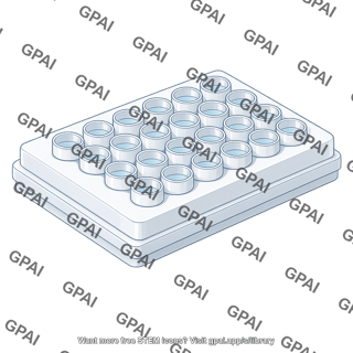 Well plate 24 wells with label 1