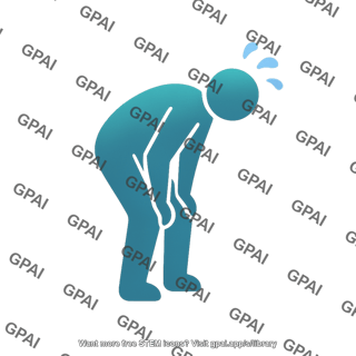 Fatigued person 1 symbol