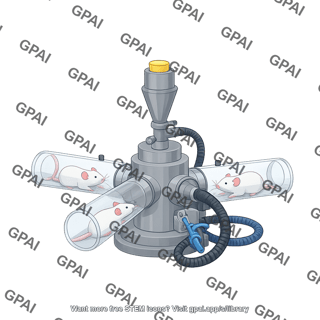 Inhalation tower rodent
