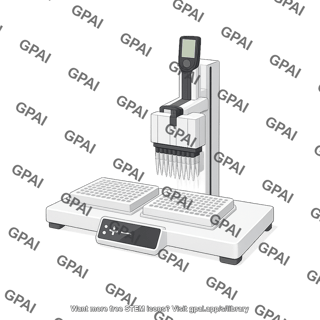 Assist plus pipetting robot with 384 well plates
