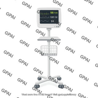 Rolling vital signs monitor