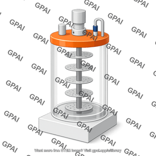 Vertical wheel bioreactor 3l empty
