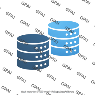 Databases symbol circular