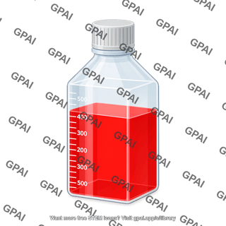Media bottle 500ml with cap
