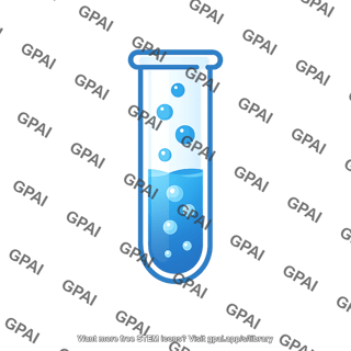 Test tube bubbles symbol