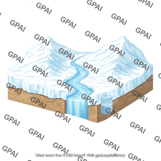 Glacier landscape