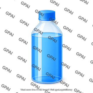 Bottle medium size full liquid 2