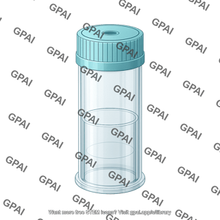 Cylindrical cell culture flask g rex 10m empty